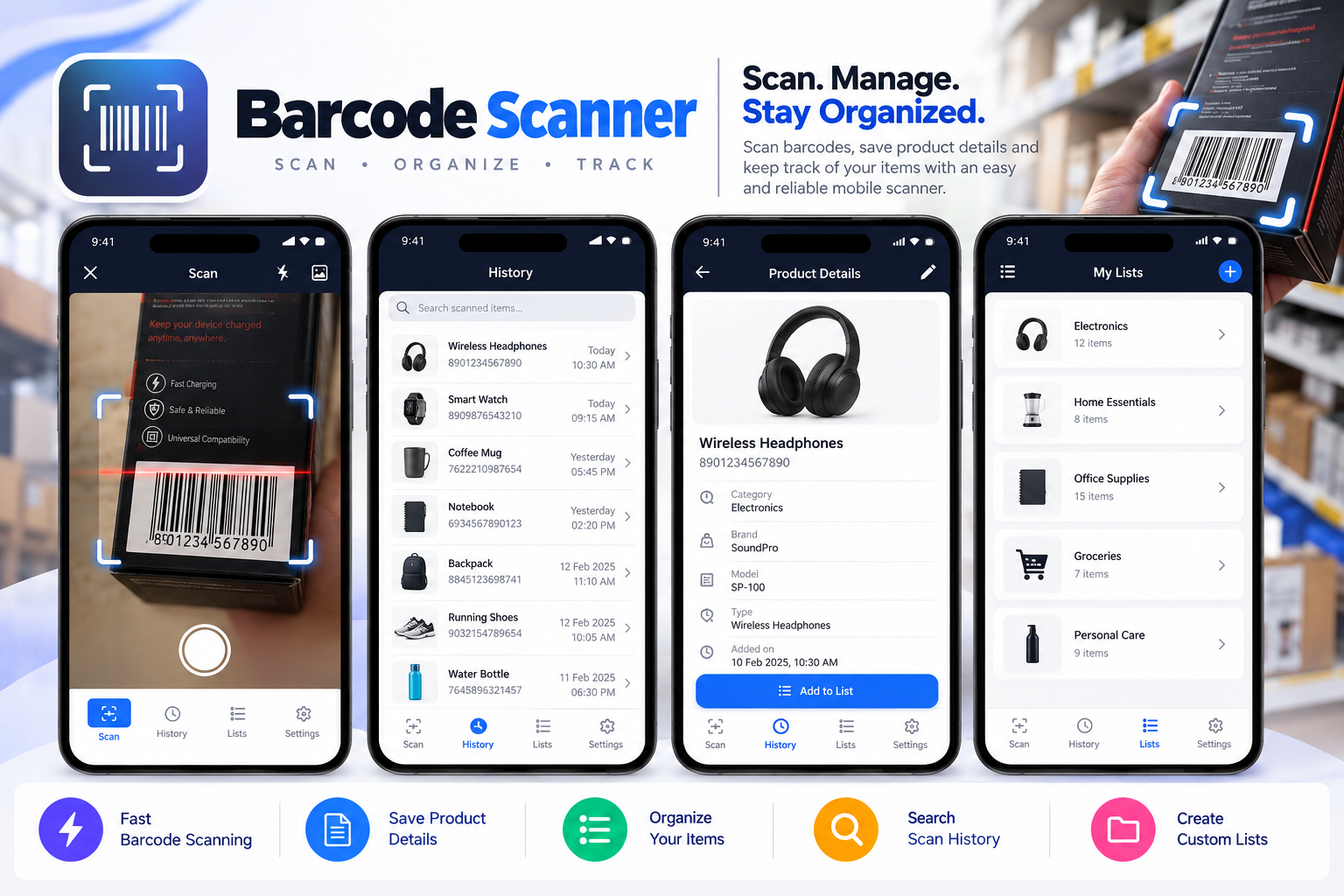 Barcode Scanner project preview