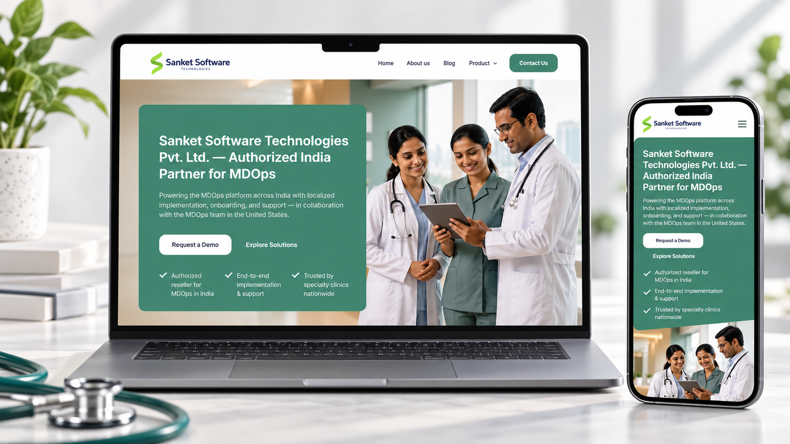 Sanket Software Technologies project preview
