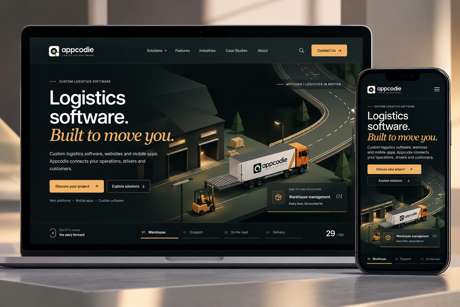 logistics project preview